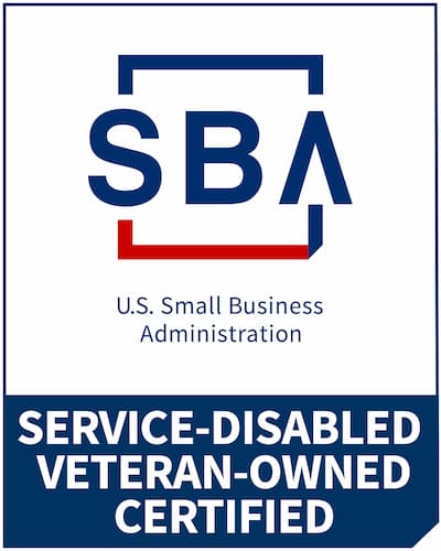 SBA Service-Disabled Veteran-Owned Certified logo